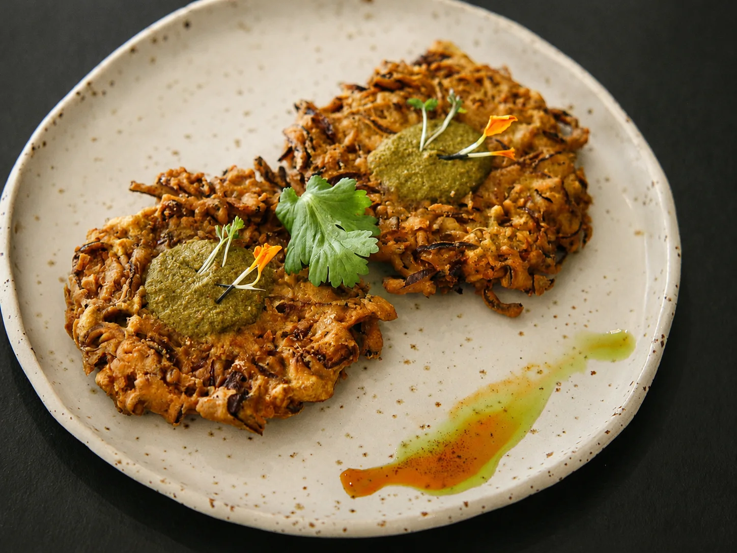Onion Bhajia v UNU