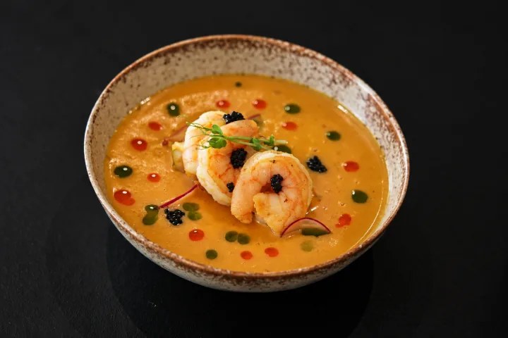 Prawns Mango Caviar Curry
